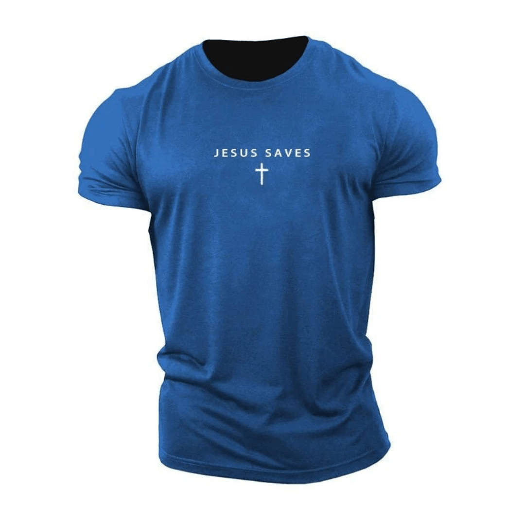 „Jesus rettet – Stylisches T-Shirt“