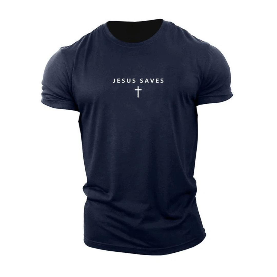 „Jesus rettet – Stylisches T-Shirt“