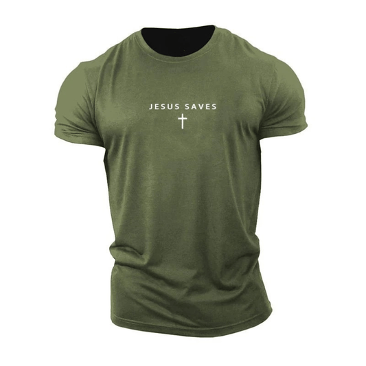 „Jesus rettet – Stylisches T-Shirt“