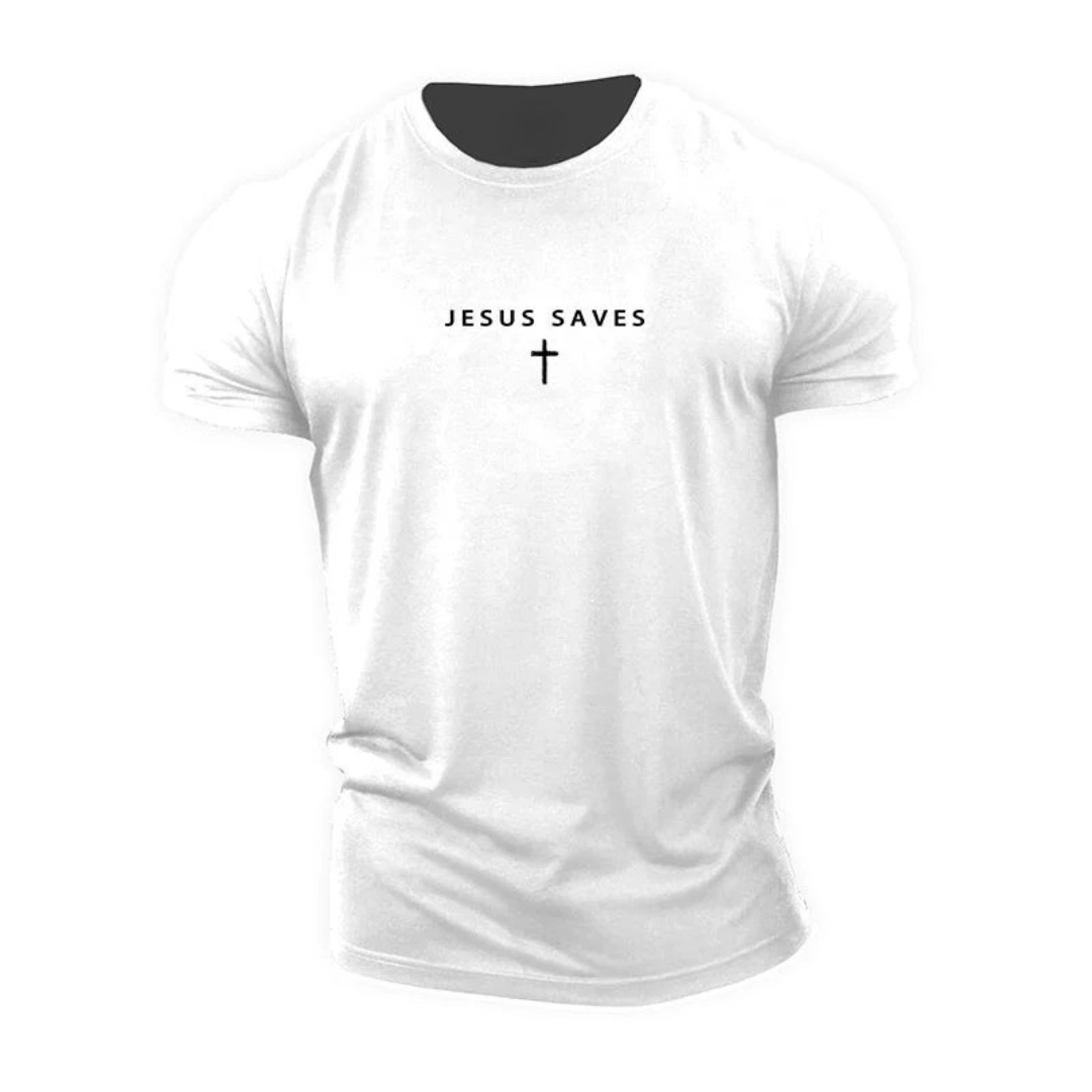 „Jesus rettet – Stylisches T-Shirt“
