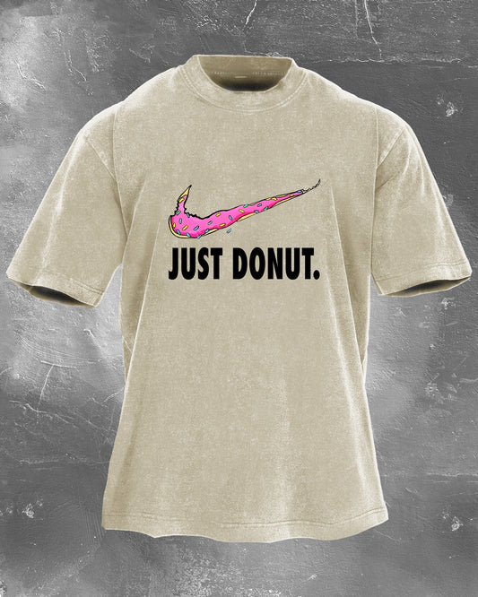 JUST DONUT: Vintage-Washed T-Shirt