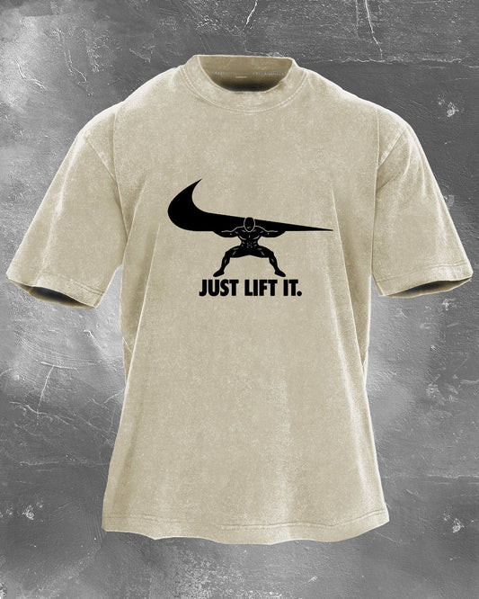 JUST LIFT IT: Vintage-Style T-Shirt