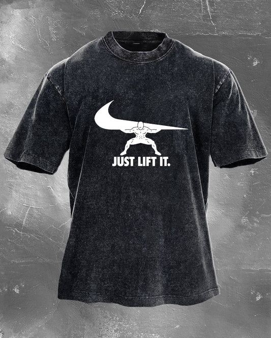 JUST LIFT IT: Vintage-Style T-Shirt