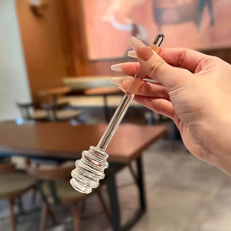 Elegantes Bienenstock-Glas für edlen Honiggenuss