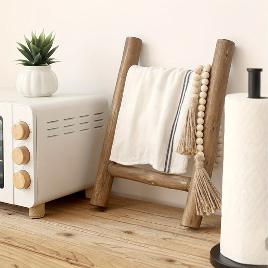 Elegante Handtuchleiter aus edlem Holz – Meisterhafte Handwerkskunst