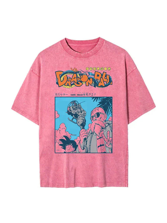 Vintage Oversize T-Shirt: Master Roshi Edition