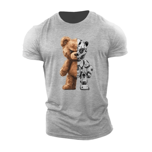 Mechanischer Bär: Trendiges T-Shirt für Abenteurer