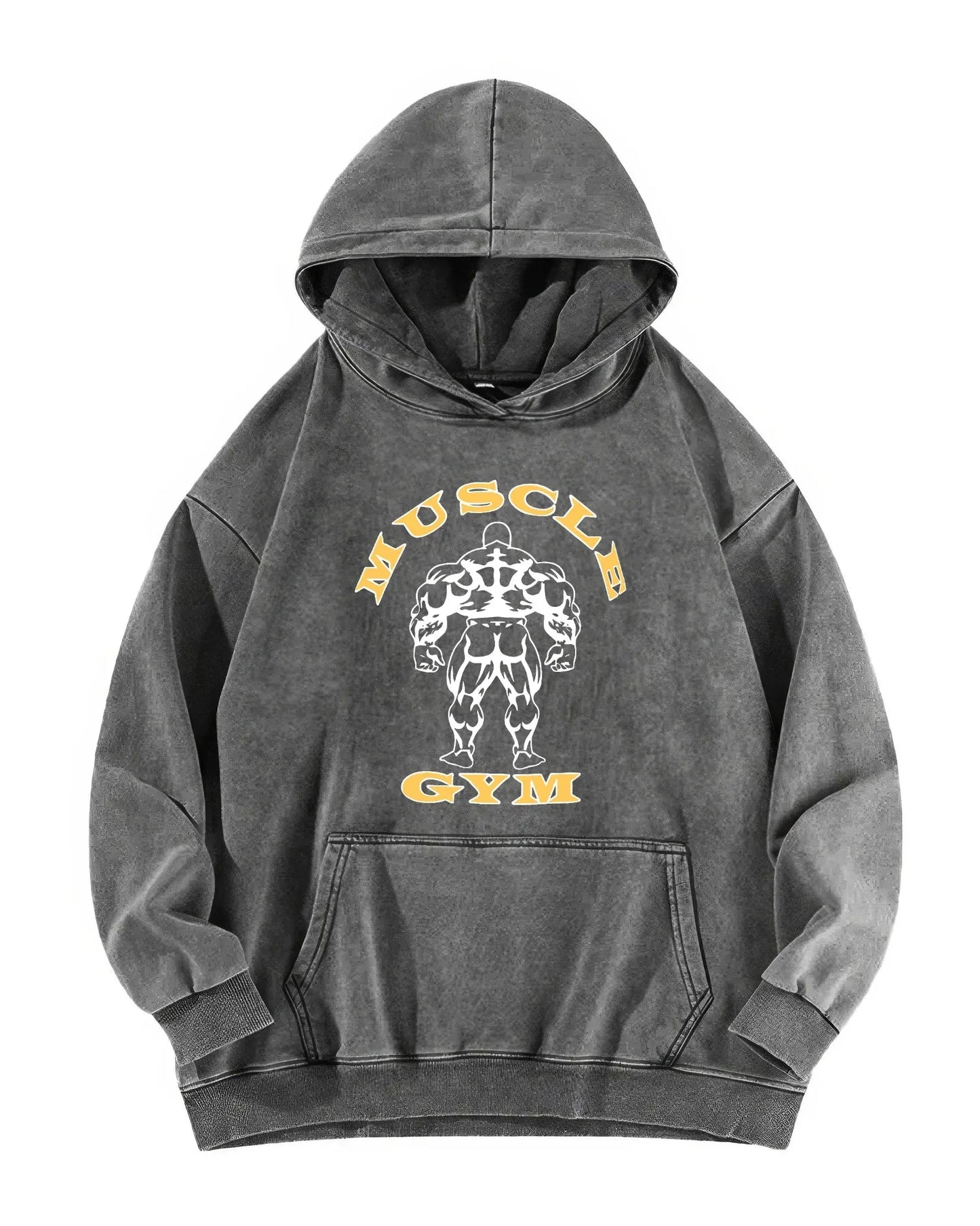 Muscle Gym Vintage Hoodie