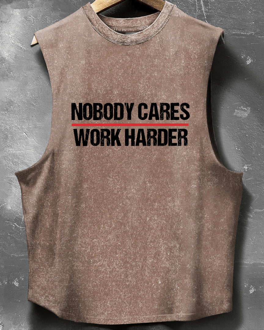Nobody Cares – Gib Alles! Ärmelloses Tanktop von AthleticHub
