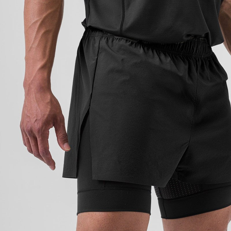 2-in-1 Sport Shorts: Vielseitig & Trendy für Aktive!