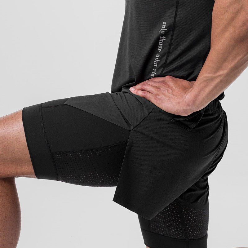 2-in-1 Sport Shorts: Vielseitig & Trendy für Aktive!