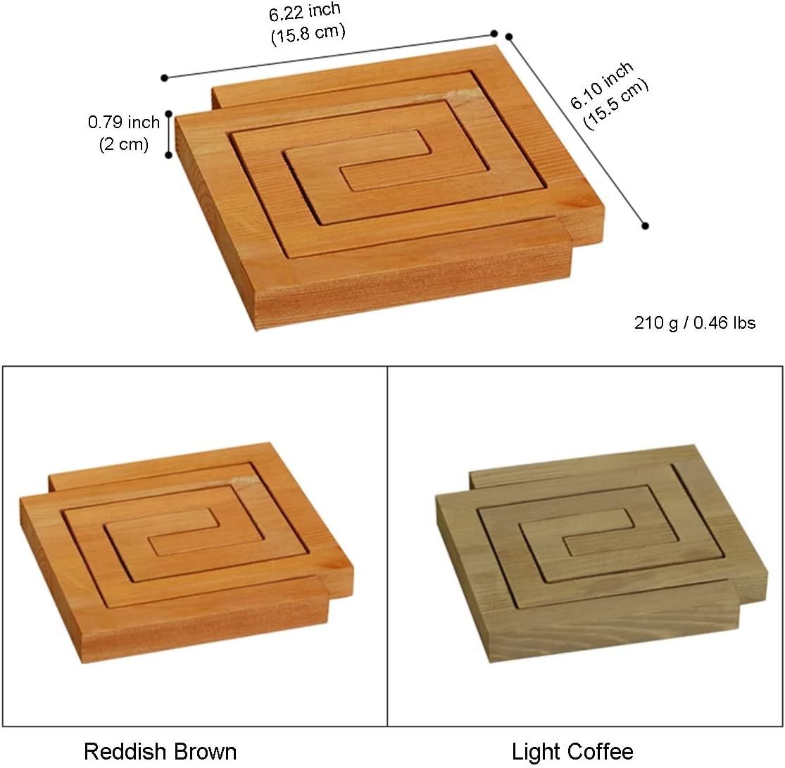 Elegante Kiefernholz-Untersetzer: Stilvoller Schutz für Ihre Oberflächen