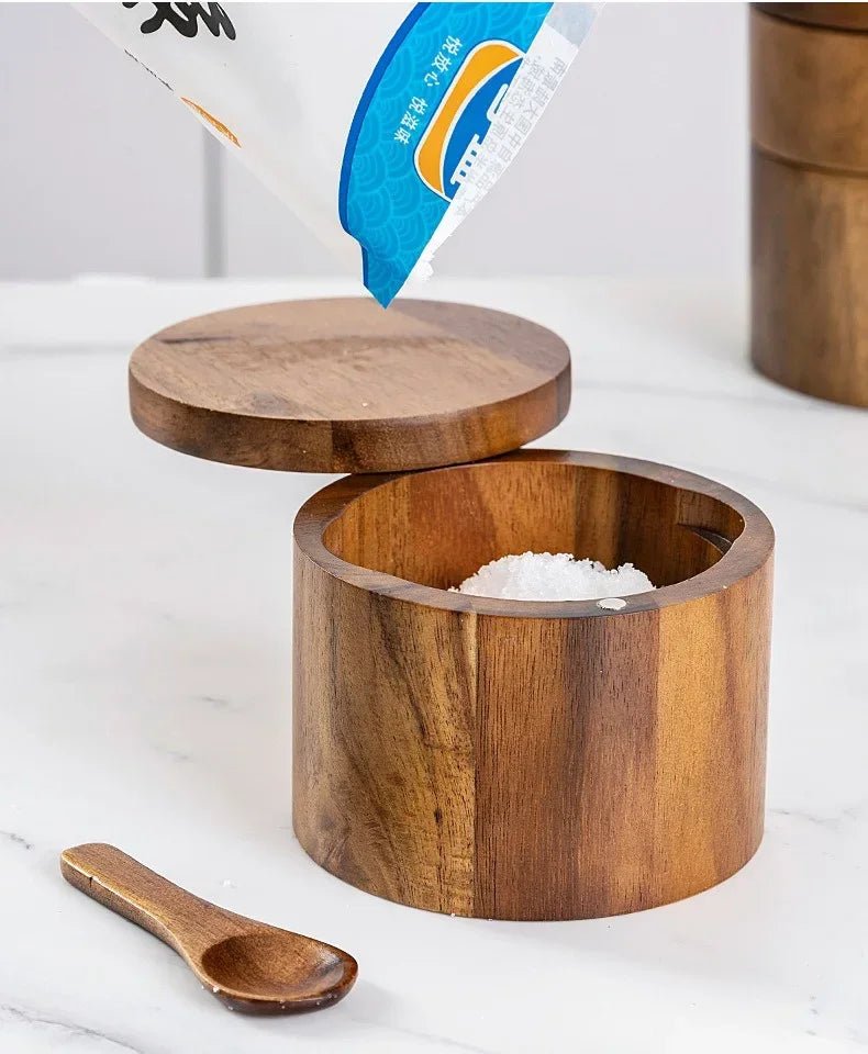 Elegantes Gewürzset: Salz- und Pfefferstreuer mit Löffel