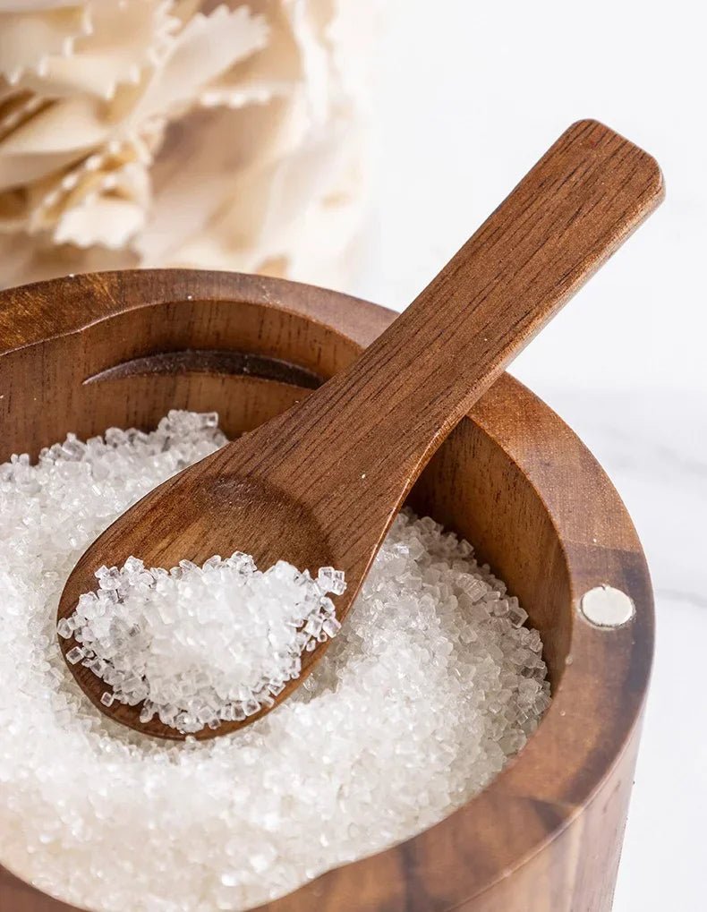 Elegantes Gewürzset: Salz- und Pfefferstreuer mit Löffel