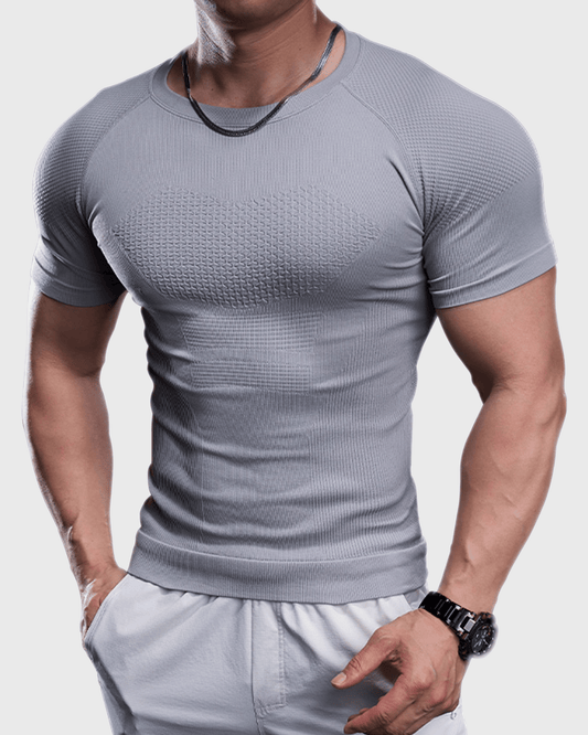 Nahtloses Quick-Dry Kompressions-T-Shirt