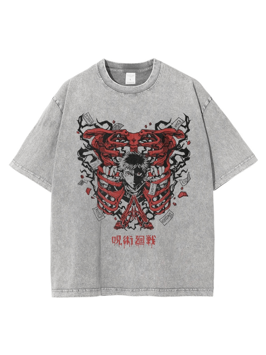 Vintage SORCERY Rippenshirt: Magie trifft Stil