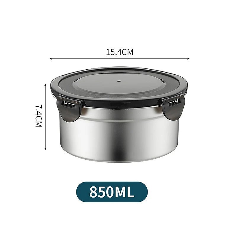 Edelstahl-Lebensmittelbehälter mit innovativem Snap Seal Deckel