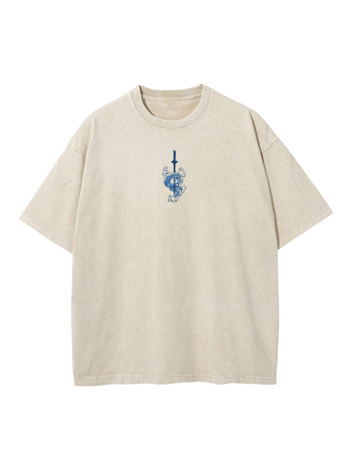 TANJIRO Wasseratmung Vintage T-Shirt – Doppelseitiger Style