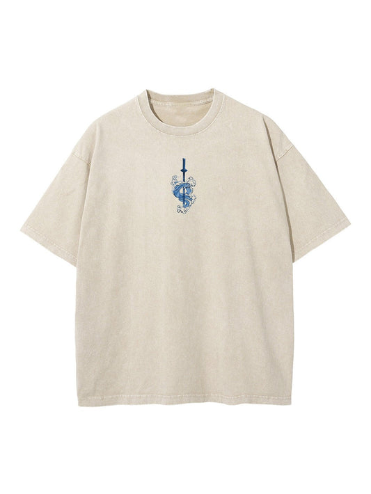 TANJIRO Wasseratmung Vintage T-Shirt – Doppelseitiger Style