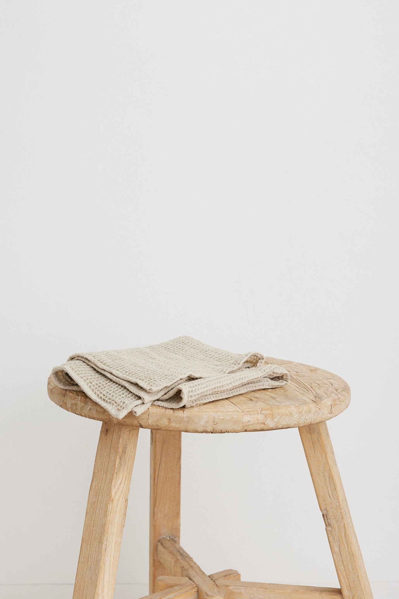 Exklusives Handtuch aus handgewebtem Haferflocken-Design