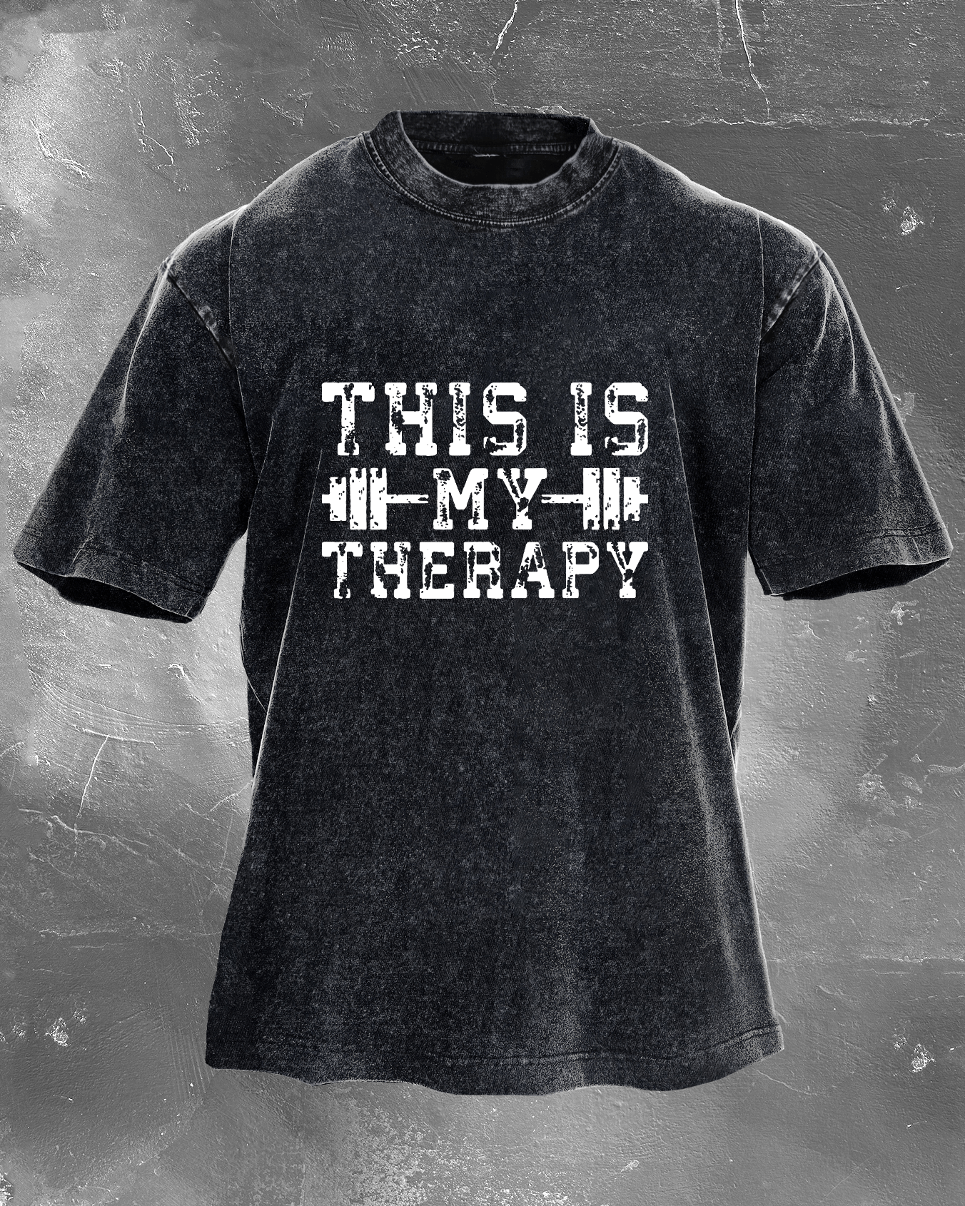 „Therapie für die Seele: Gewaschenes T-Shirt“