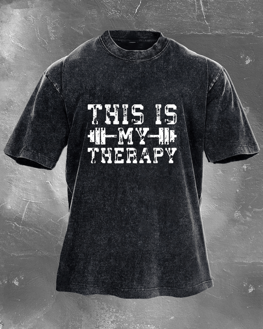 „Therapie für die Seele: Gewaschenes T-Shirt“