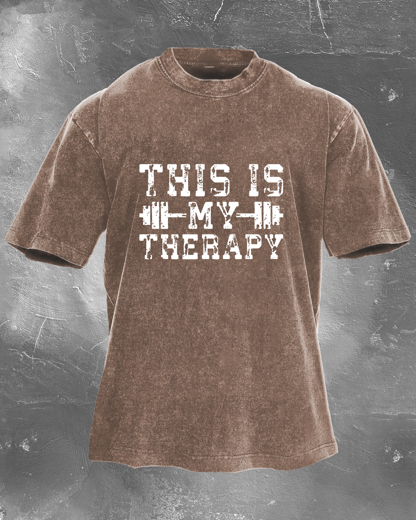 „Therapie für die Seele: Gewaschenes T-Shirt“