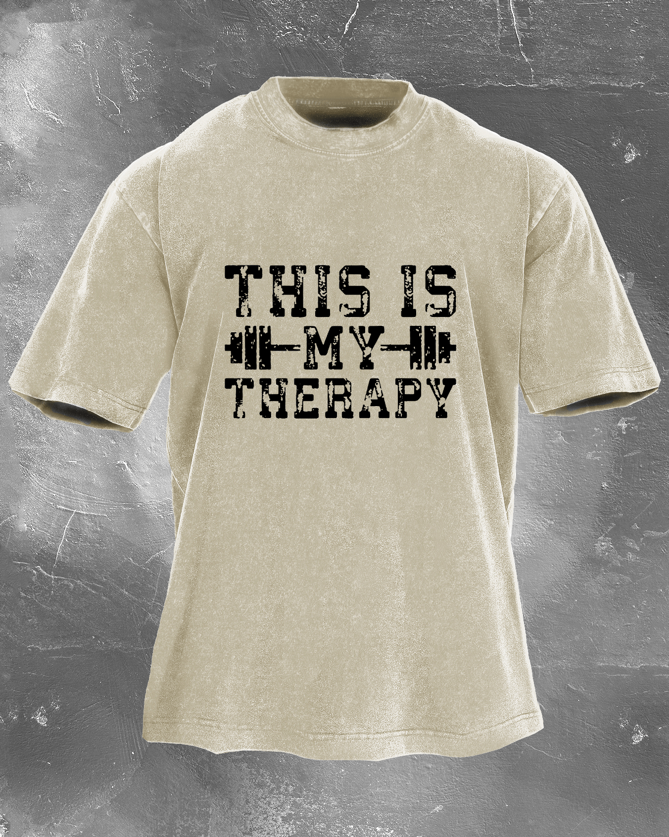 „Therapie für die Seele: Gewaschenes T-Shirt“