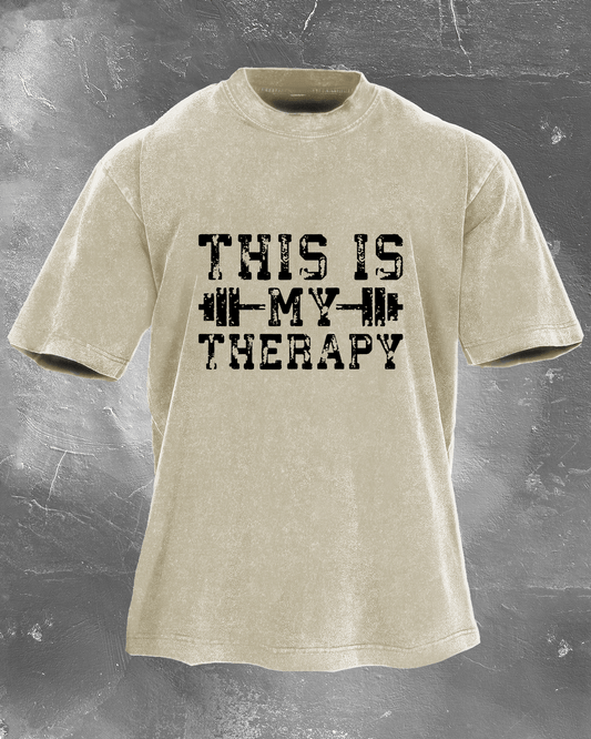 „Therapie für die Seele: Gewaschenes T-Shirt“