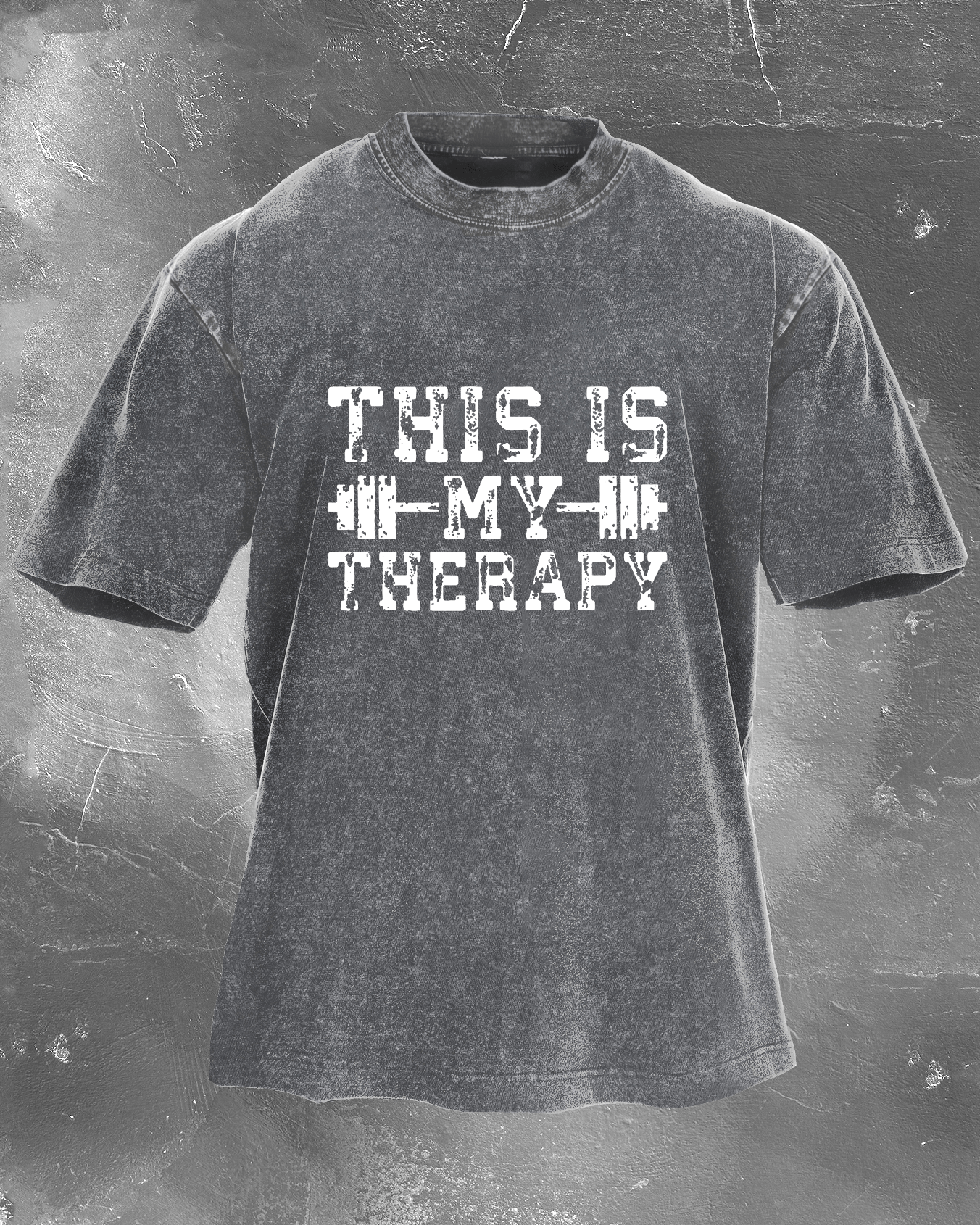 „Therapie für die Seele: Gewaschenes T-Shirt“