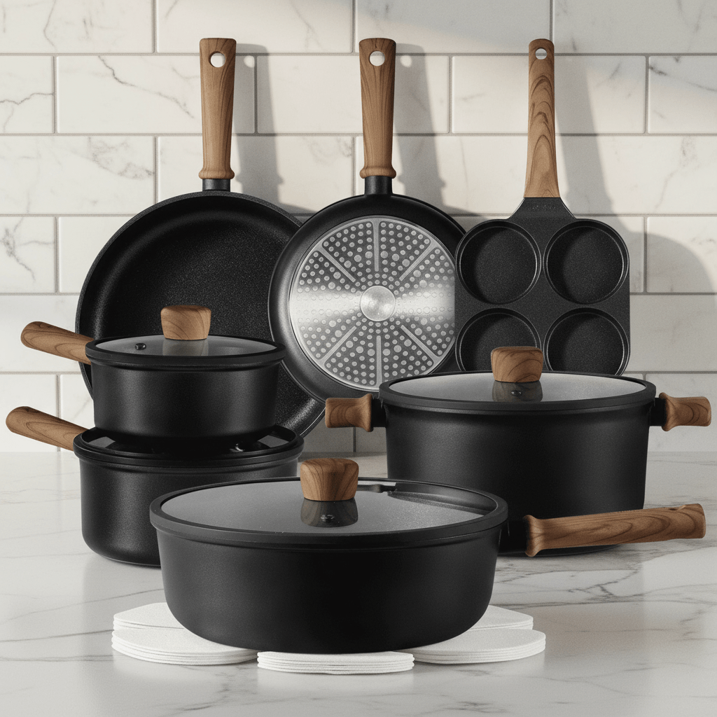 Titanium Premium Antihaft-Kochgeschirr Set