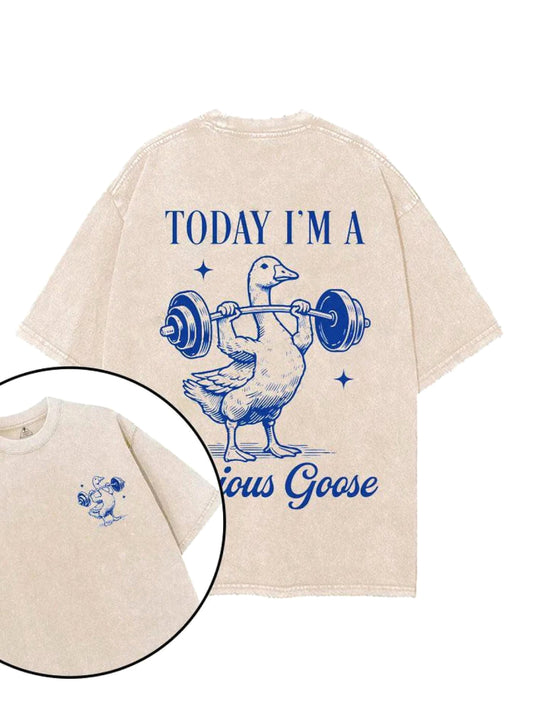 Seriöse Gans: Das T-Shirt für deinen besonderen Tag!