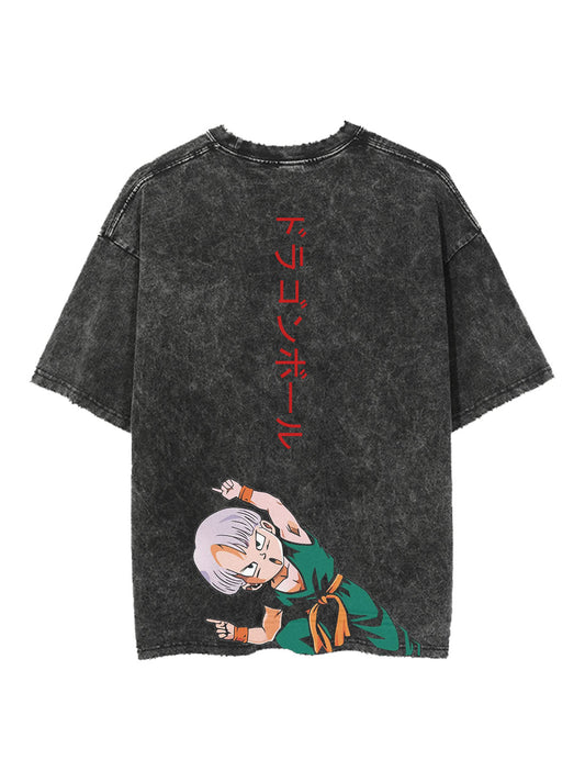 Vintage Fusion: Oversize T-Shirt von TRUNKS X GOTEN