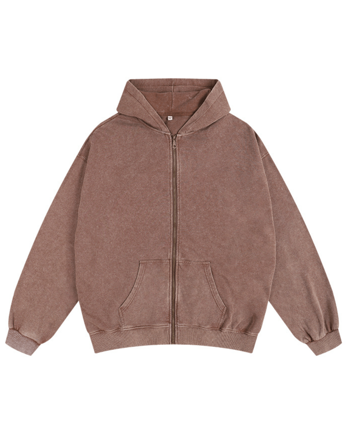 Vintage Washed Zipper Hoodie – Urban Style für jeden Tag