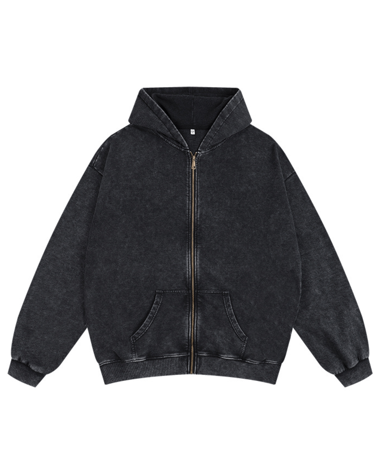 Vintage Washed Zipper Hoodie – Urban Style für jeden Tag