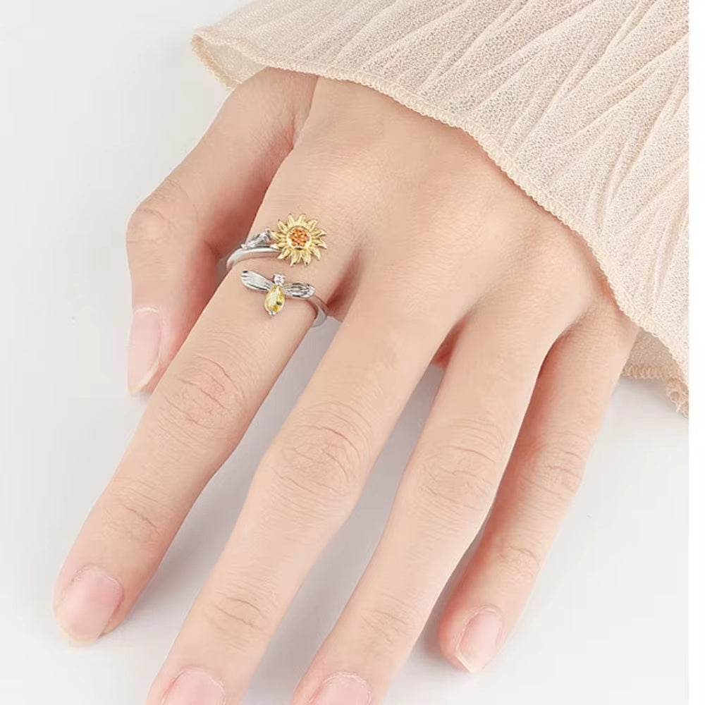 Bloom & Bee Zirkonring – Eleganz in Vollendung