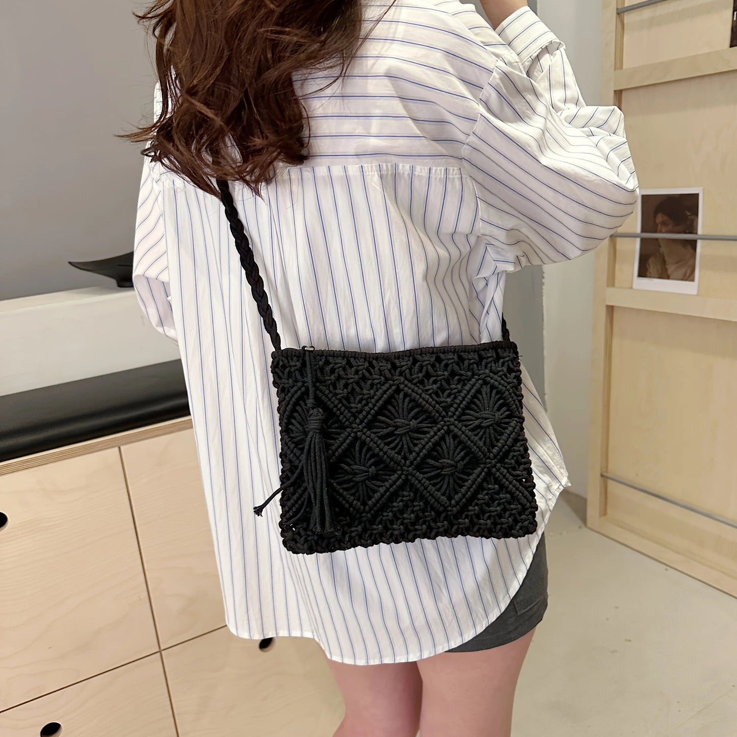 Knotentheorie Eleganz: Exklusive Umhängetasche