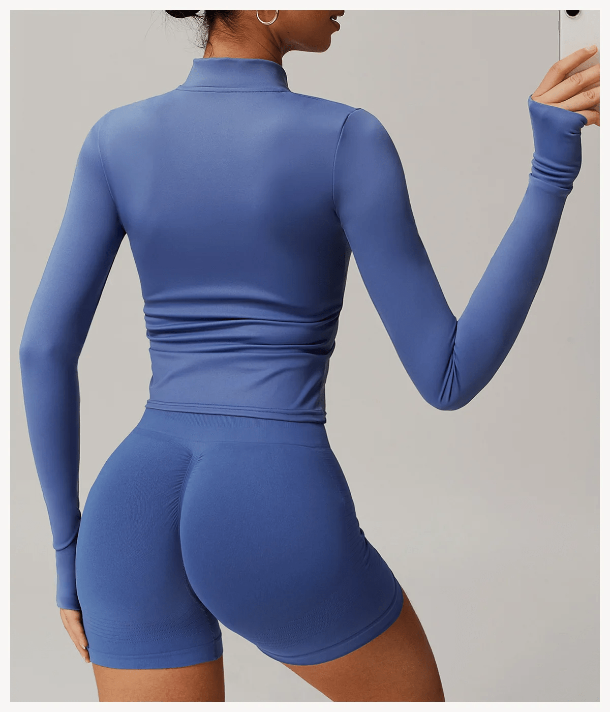 Stylisches Yoga-Shirt mit Reißverschluss – Flexibel & Trendy!