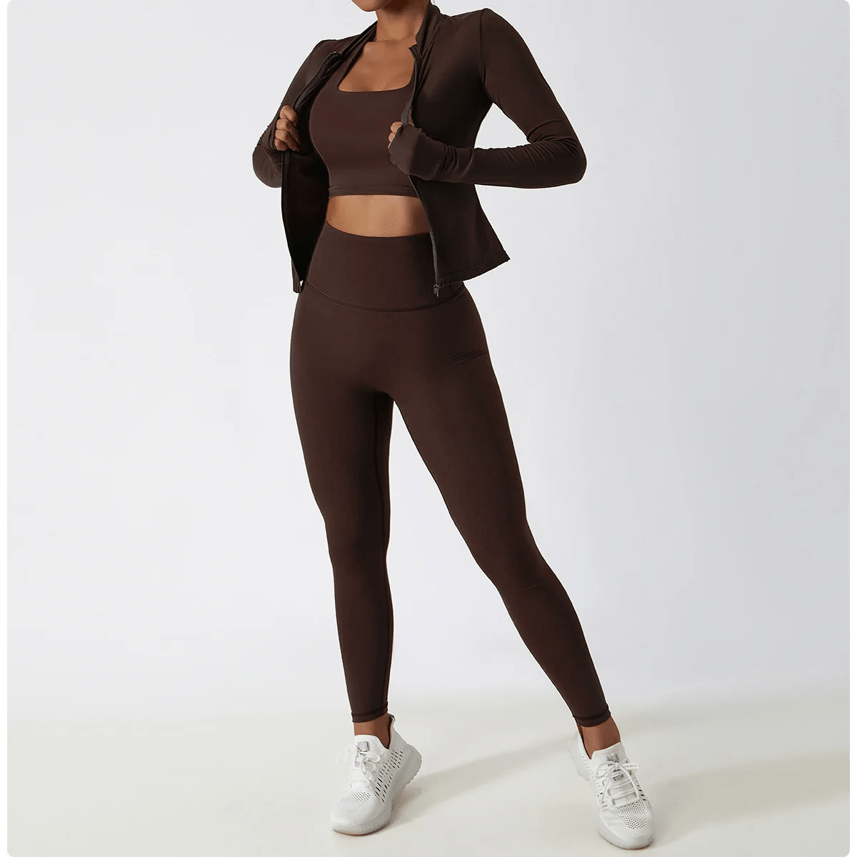 Stylisches Yoga-Shirt mit Reißverschluss – Flexibel & Trendy!