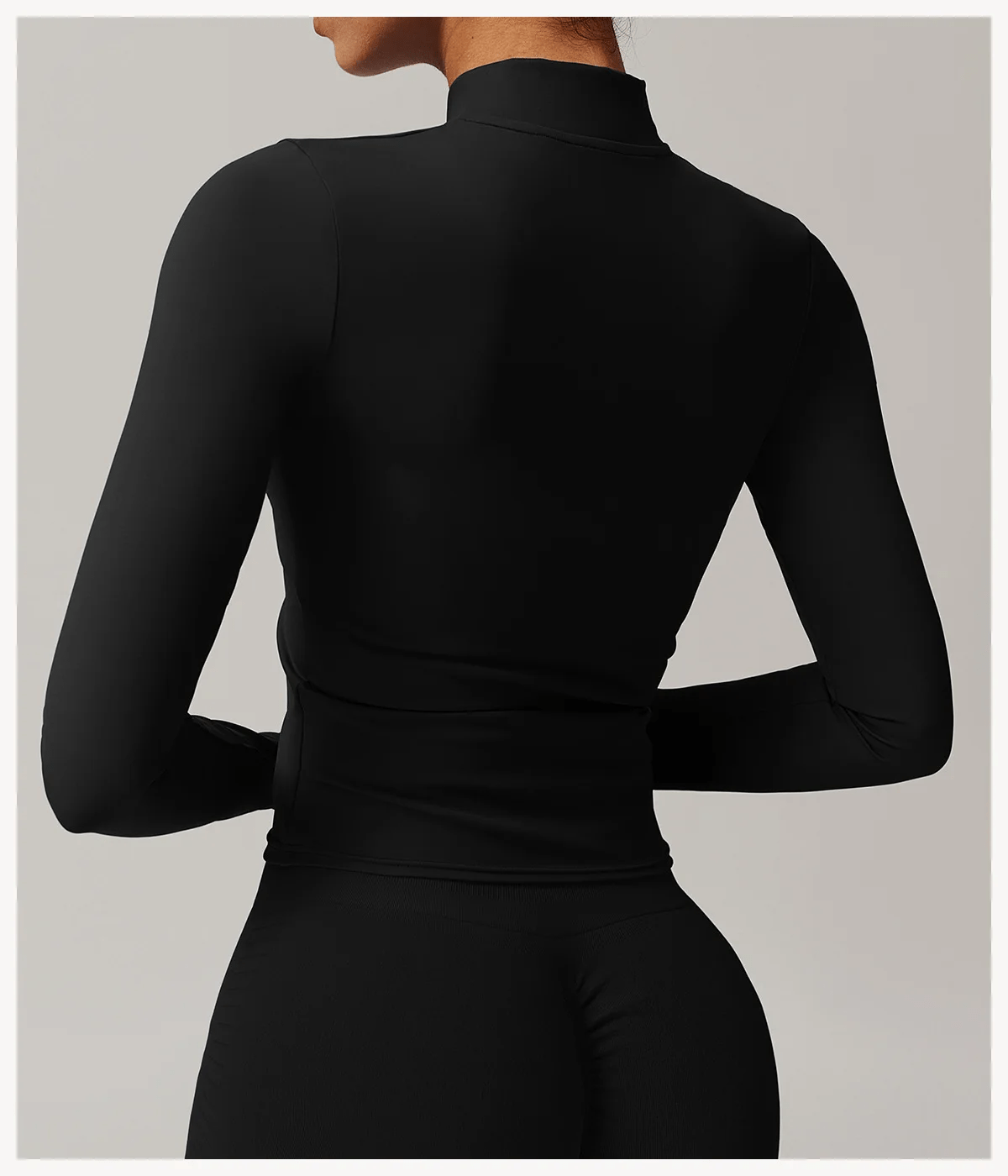 Stylisches Yoga-Shirt mit Reißverschluss – Flexibel & Trendy!