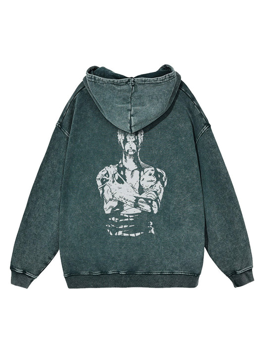 ZORO Vintage Hoodie: Zeitloser Stil, Unbeschwerte Attitüde
